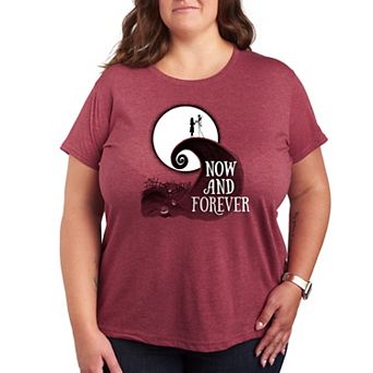 Disney's The Nightmare Before Christmas Plus Now And Forever Graphic Tee