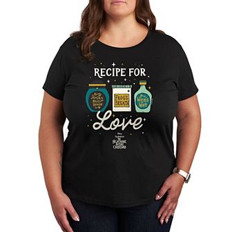 Disney's The Nightmare Before Christmas Plus Recipe For Love Graphic Tee