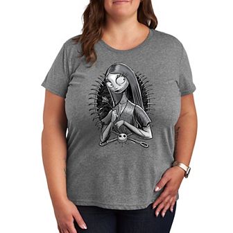 Disney's The Nightmare Before Christmas Plus Sally Vignette Graphic Tee