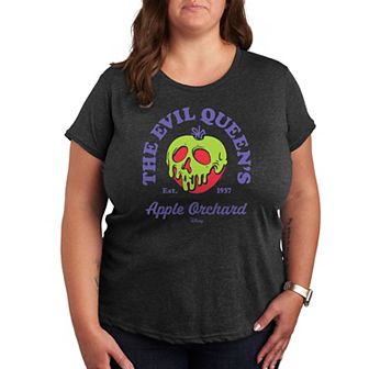 Disney's Snow White and the Seven Dwarfs Evil Queen Plus Size Apple Orchard Graphic Tee