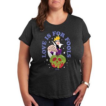 Disney's Villains Love For Fools Plus Graphic Tee