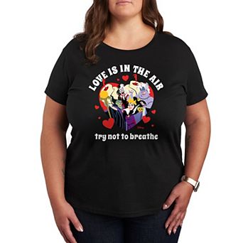 Disney's Villains Love In The Air Plus Graphic Tee
