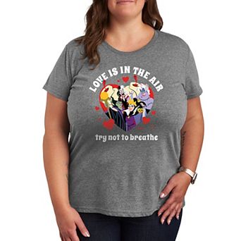 Disney's Villains Love In The Air Plus Graphic Tee