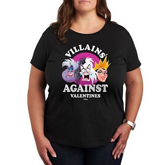 Disney's Villains Against V Day Plus Graphic Tee