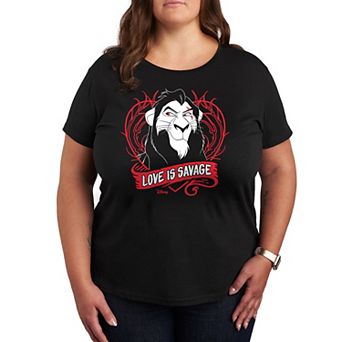 Disney's Villains Love Is Savage Plus Graphic Tee