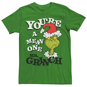 Men's Dr. Seuss You're A Mean One Mr. Grinch Graphic Tee