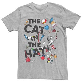 Men's Dr. Seuss The Cat In The Hat Poster Graphic Tee