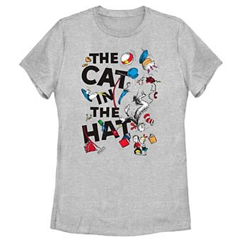 Juniors' Dr. Seuss The Cat In The Hat Poster Graphic Tee
