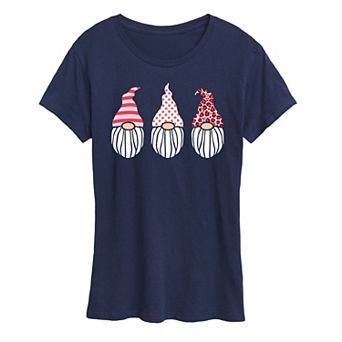 Women's Valentine's Day Gnomes Graphic Tee