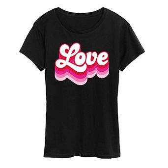 Women's Retro Love Graphic Tee