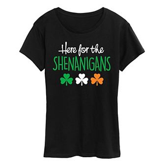 Women's Here for the Shenanigans Graphic Tee