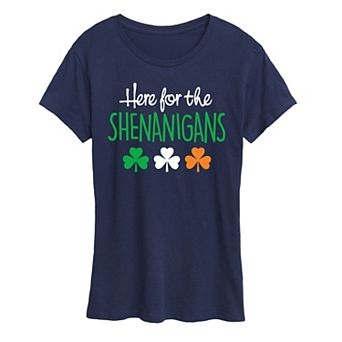 Women's Here for the Shenanigans Graphic Tee