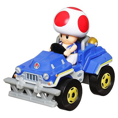 Mattel Hot Wheels Mario Kart Vehicle 4-Pack with 1 Exclusive Collectible Model