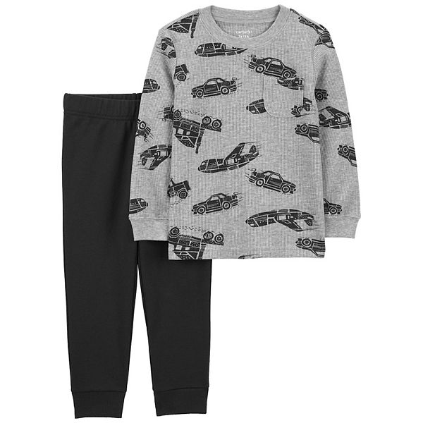 Carter's 1pc Baby Boy Dark Gray Jogger Pants main image 0