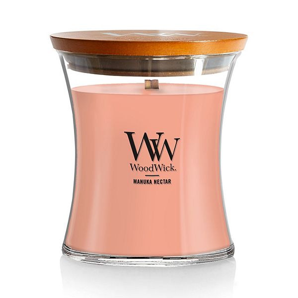 WoodWick Manuka Nectar Medium Hourglass Candle - Orange
