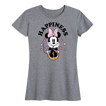 Disney's Minnie Mouse Women's Happiness Graphic Tee