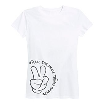 Disney's Mickey Mouse Women's The Small Things Count Graphic Tee