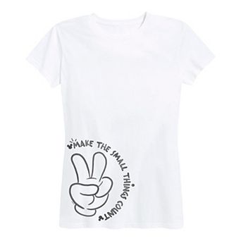 Disney's Mickey Mouse Women's The Small Things Count Graphic Tee