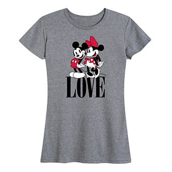 Disney's Mickey & Minnie Mouse Women's Love Graphic Tee