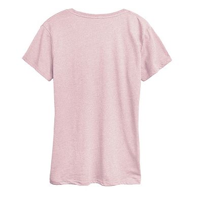 Disney's Mickey Mouse Women's Peace Love Graphic Tee