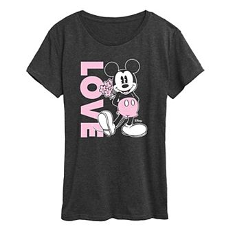 Disney's Mickey Mouse Women's Love Graphic Tee