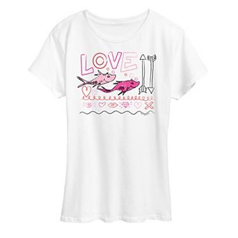 Women's Dr. Seuss Love Fish Graphic Tee