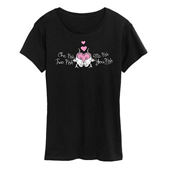 Women's Dr. Seuss One Fish Two Fish Graphic Tee