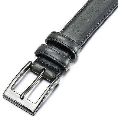 Men's Dual Loop Leather Belt For Big & Tall