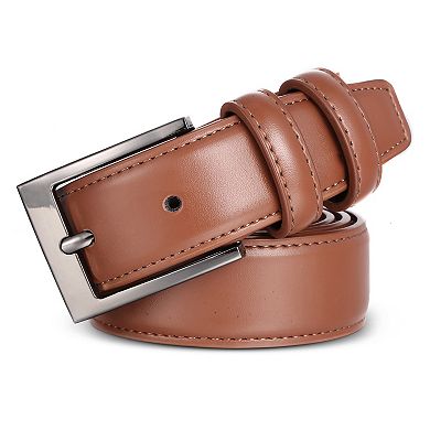 Men's Dual Loop Leather Belt For Big & Tall