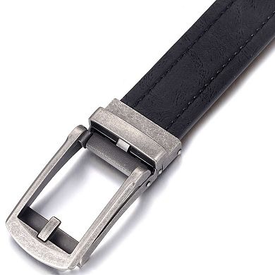Men's Cracked Metal Linxx Ratchet Belt