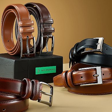 Men's Dual Loop Leather Belt