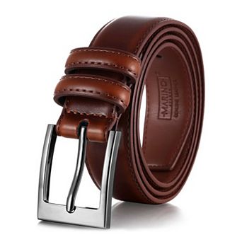 Men's Dual Loop Leather Belt