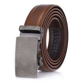 Men's Infinity Imprint Leather Ratchet Belt