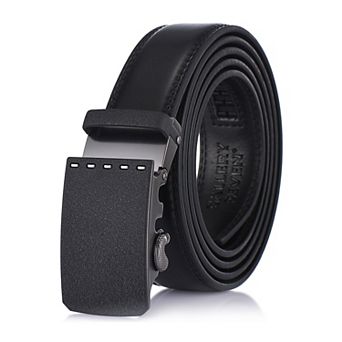 Men's Modern Matte Leather Ratchet Belt