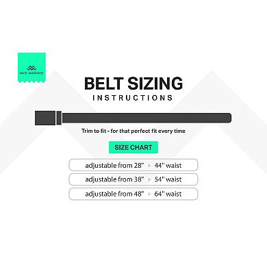 Men's Modern Matte Leather Ratchet Belt