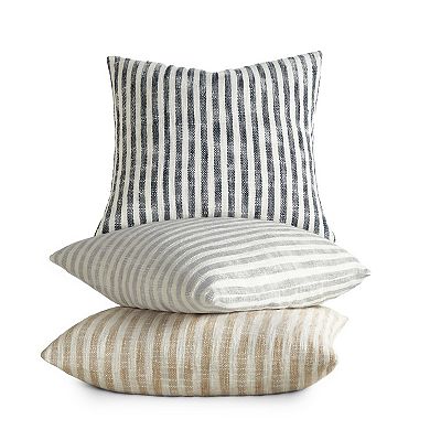 Urban Loft's Yarn-dyed Cotton Decor Throw Pillow In Bengal Stripe