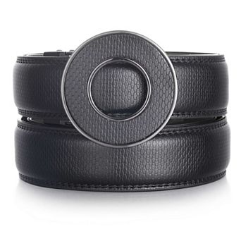 Men's Spheroid Leather Ratchet Belt