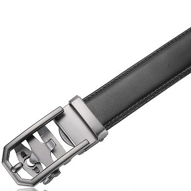 Men's Model Design Leather Ratchet Belt