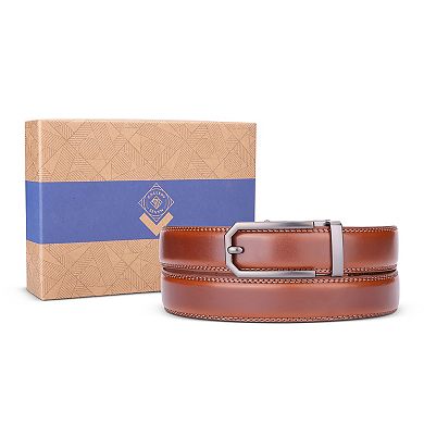 Men's Model Design Leather Ratchet Belt