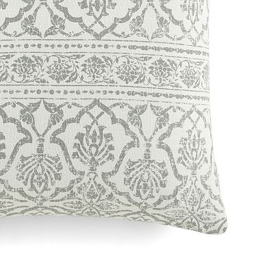 Urban Loft's Elegant Patterns Cotton Decor Throw Pillow In Antique Floral