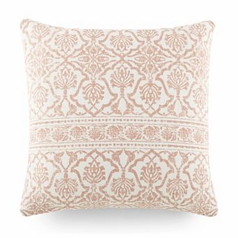 Urban Loft's Elegant Patterns Cotton Decor Throw Pillow In Antique Floral