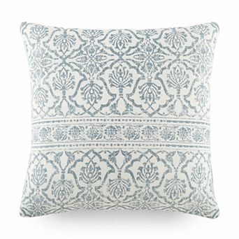 Urban Loft's Elegant Patterns Cotton Decor Throw Pillow In Antique Floral