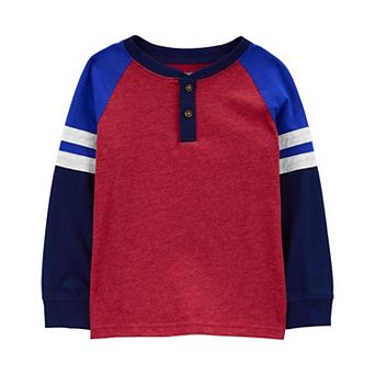 Toddler Boy Carter's Colorblock Henley T-Shirt