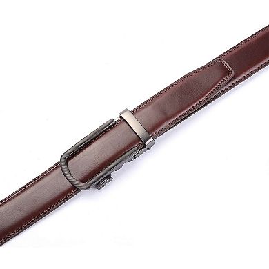 Men's Ribbed Metal Ratchet Belt