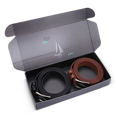 chinese dress ladies Marino's Premium Belt Men, Genuine Leather Dress Belt for Men, Casual Mens  Belt in Gift Box at Amazon Men's Clothing store main image 1
