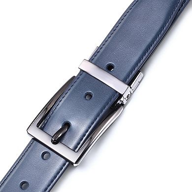 Men's Chameleon Buckle Leather Belt