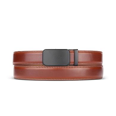 Men's Indented Designed Ratchet Belt