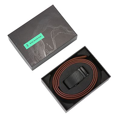 Men's Indented Designed Ratchet Belt