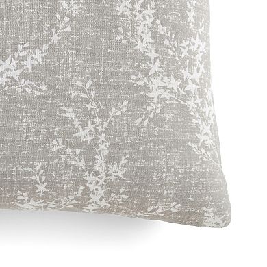 Urban Loft's Elegant Patterns Cotton Decor Throw Pillow In Willow