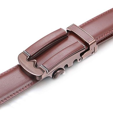 Men's Magnet Leather Ratchet Belt